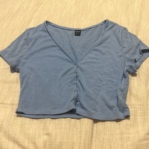 blue shirt